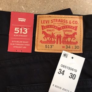 Men’s Levi’s Black 513 34x30